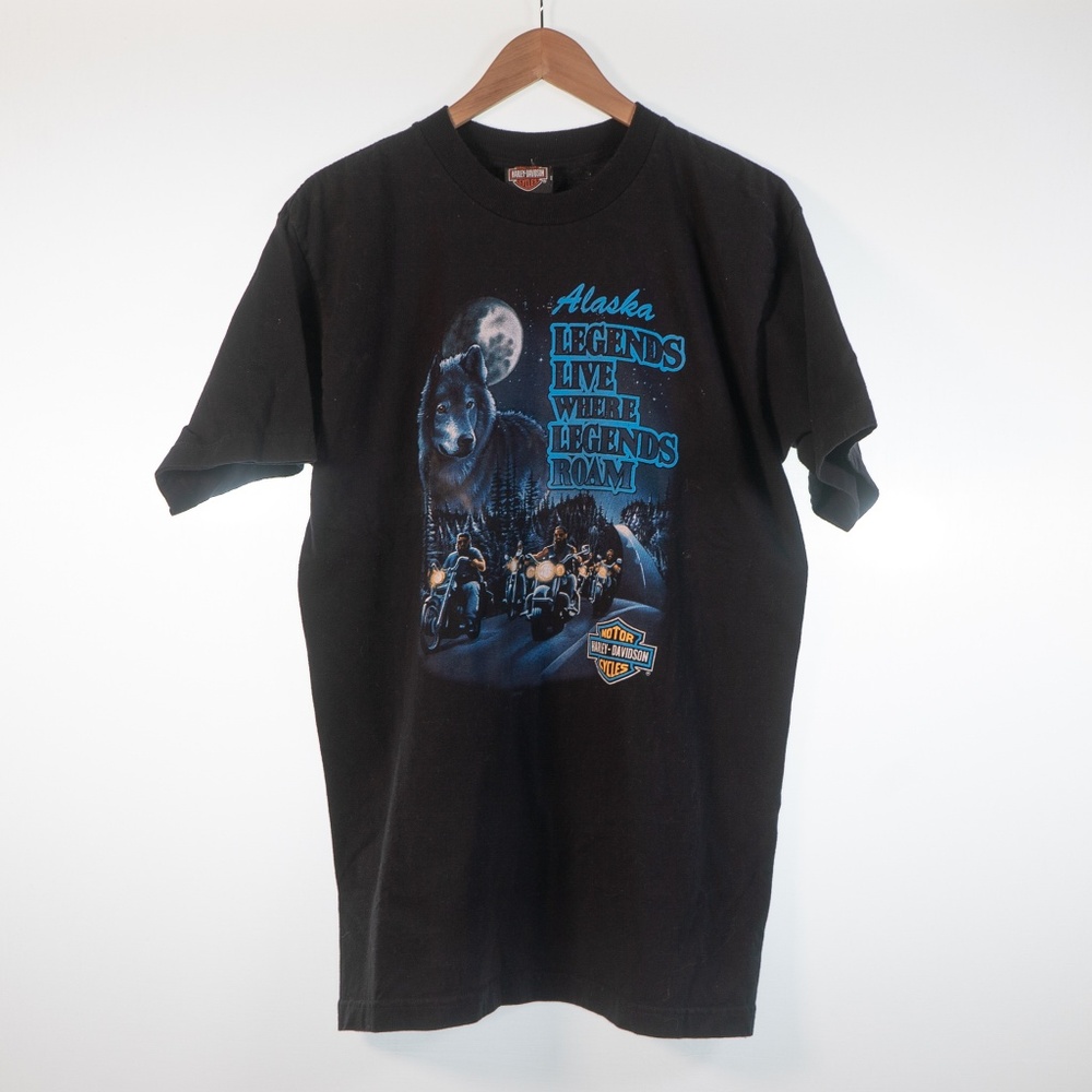 Juneau, Alaska Harley Davidson Tee Size Large